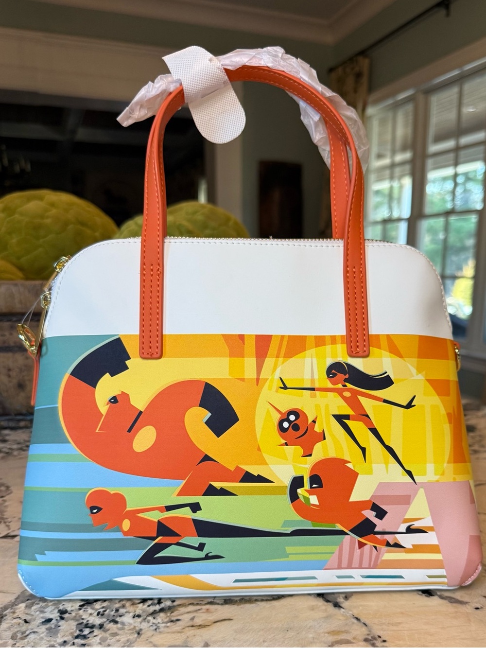 NWT Loungefly Disney Parks Pixar Incredibles Contemporary Resort Handbag